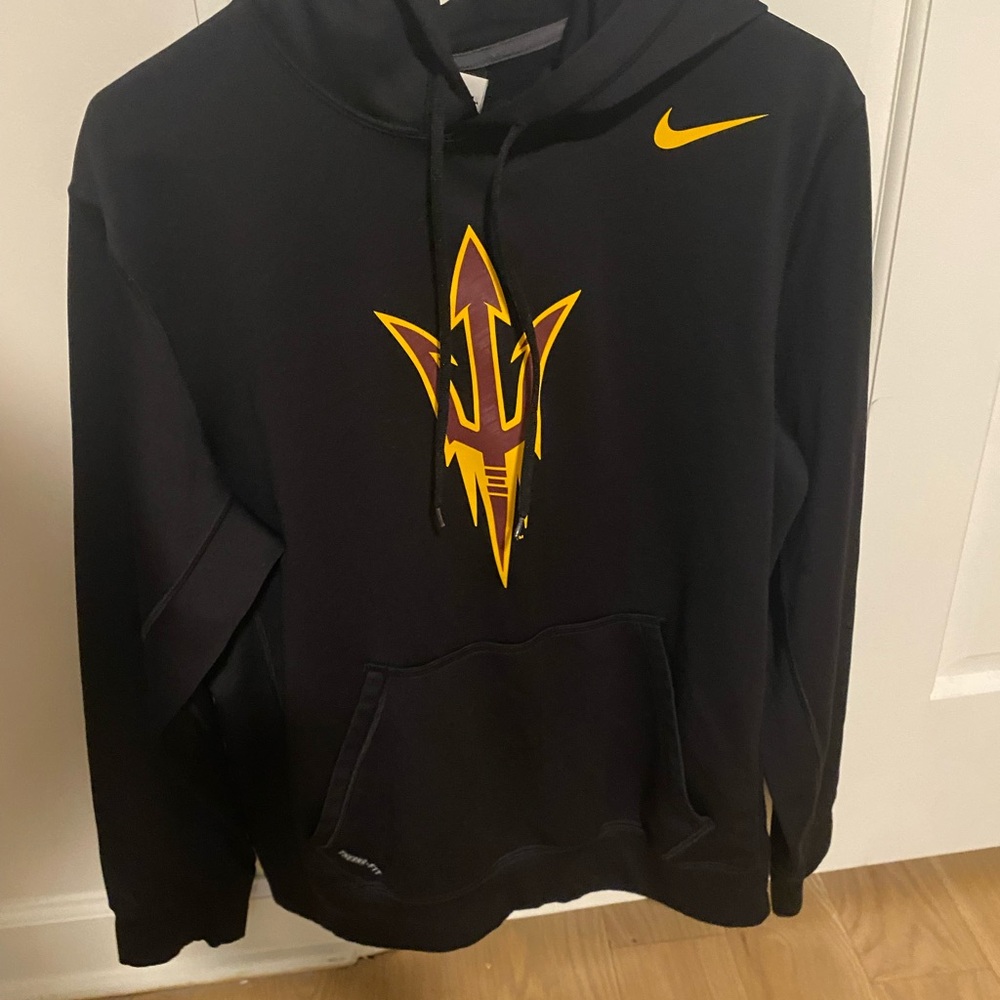 Nike Men's Arizona State Black Hoodie with Gold Accents - Picture 3 of 5